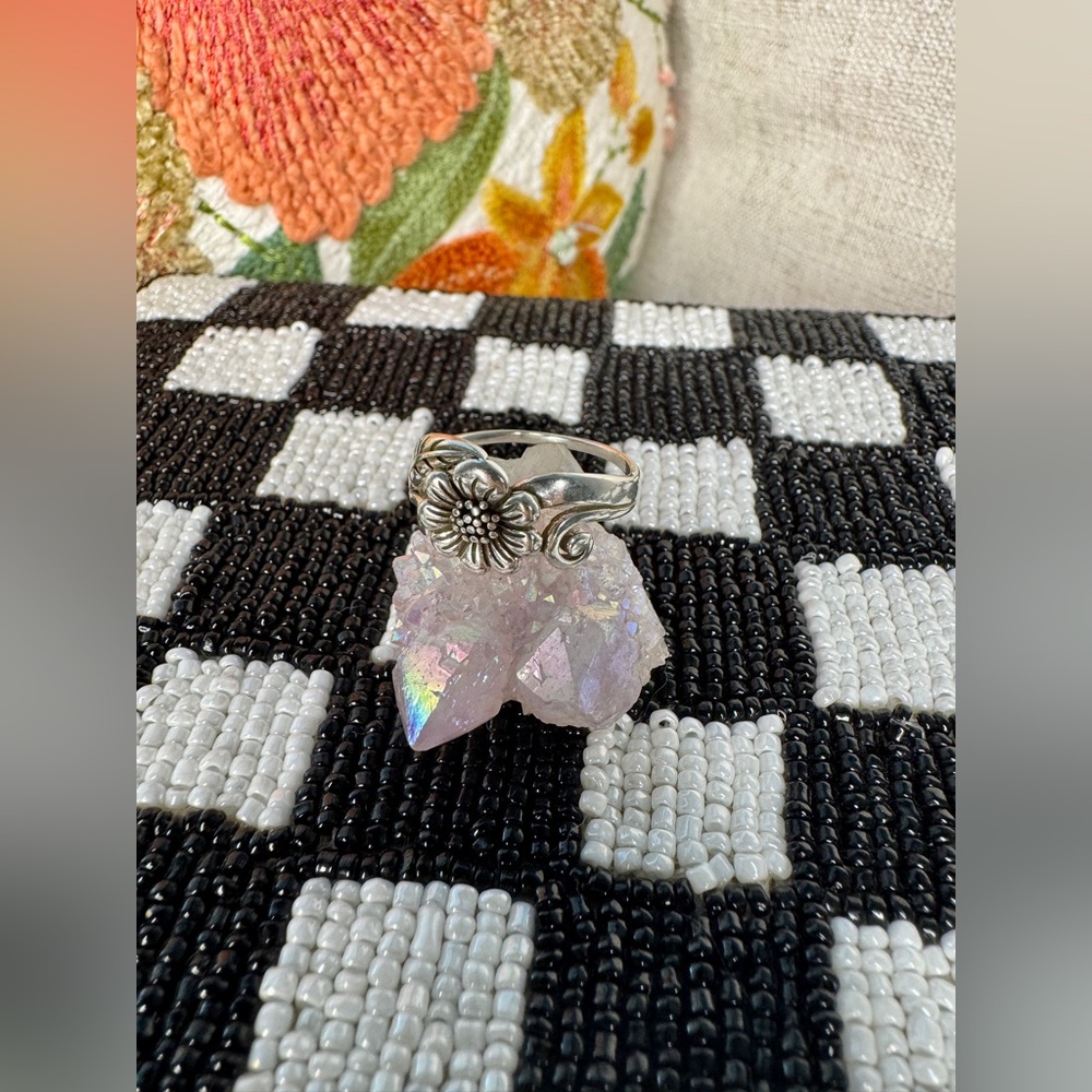 925 Silver Floral Ring